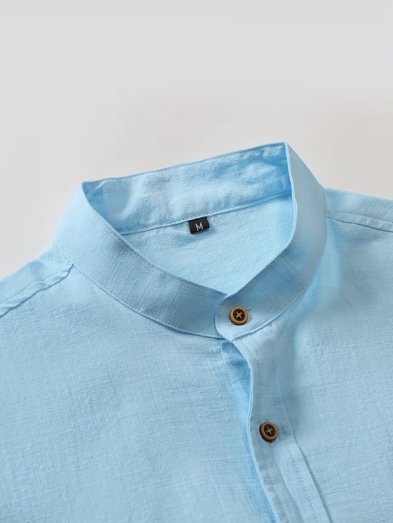 Men's Casual Cotton Button-front Shirt