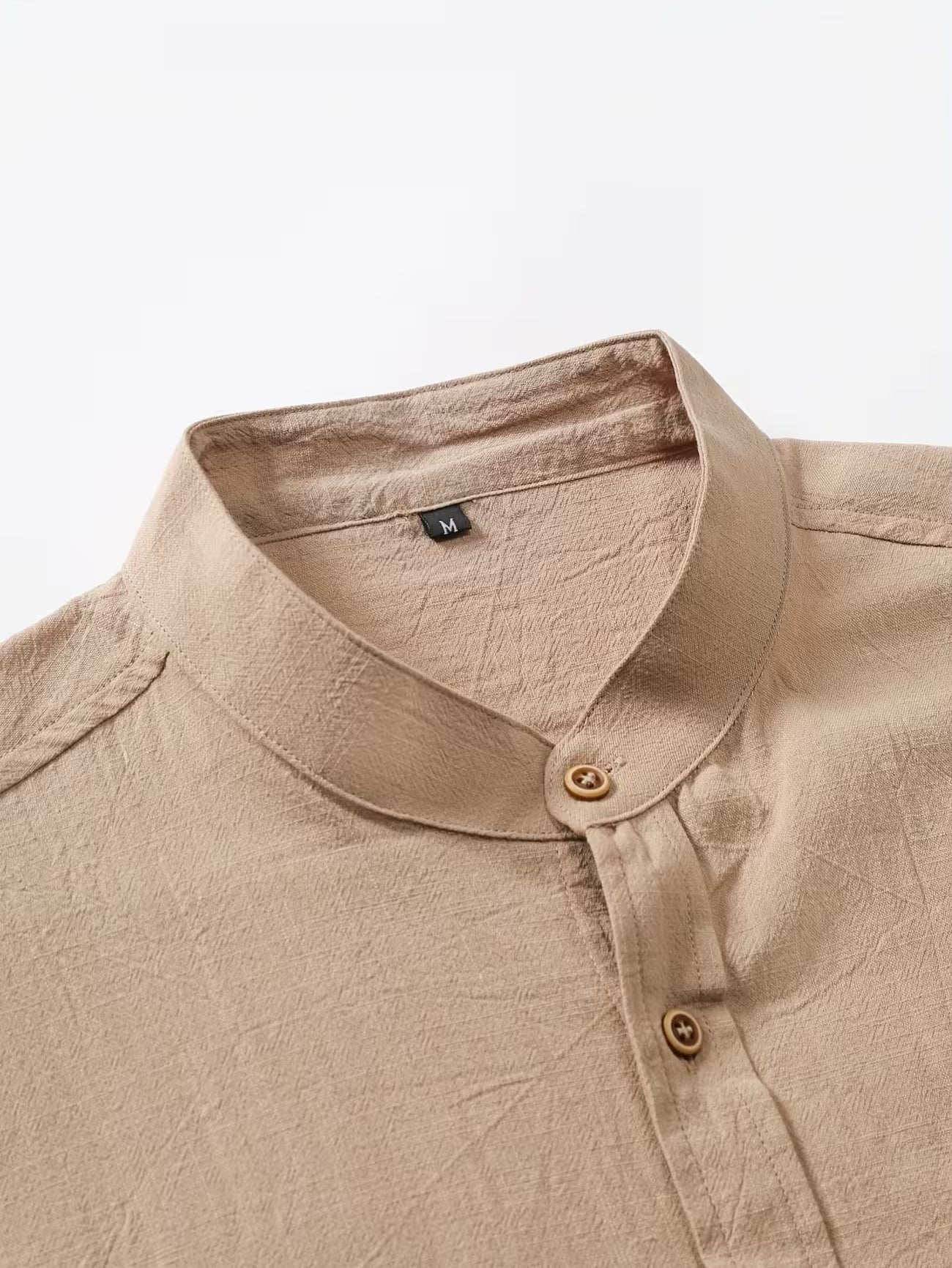 Men's Casual Cotton Button-front Shirt