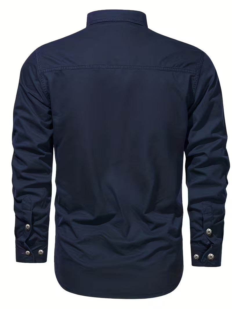 Men's Lightweight Cargo Long Sleeve Shirt