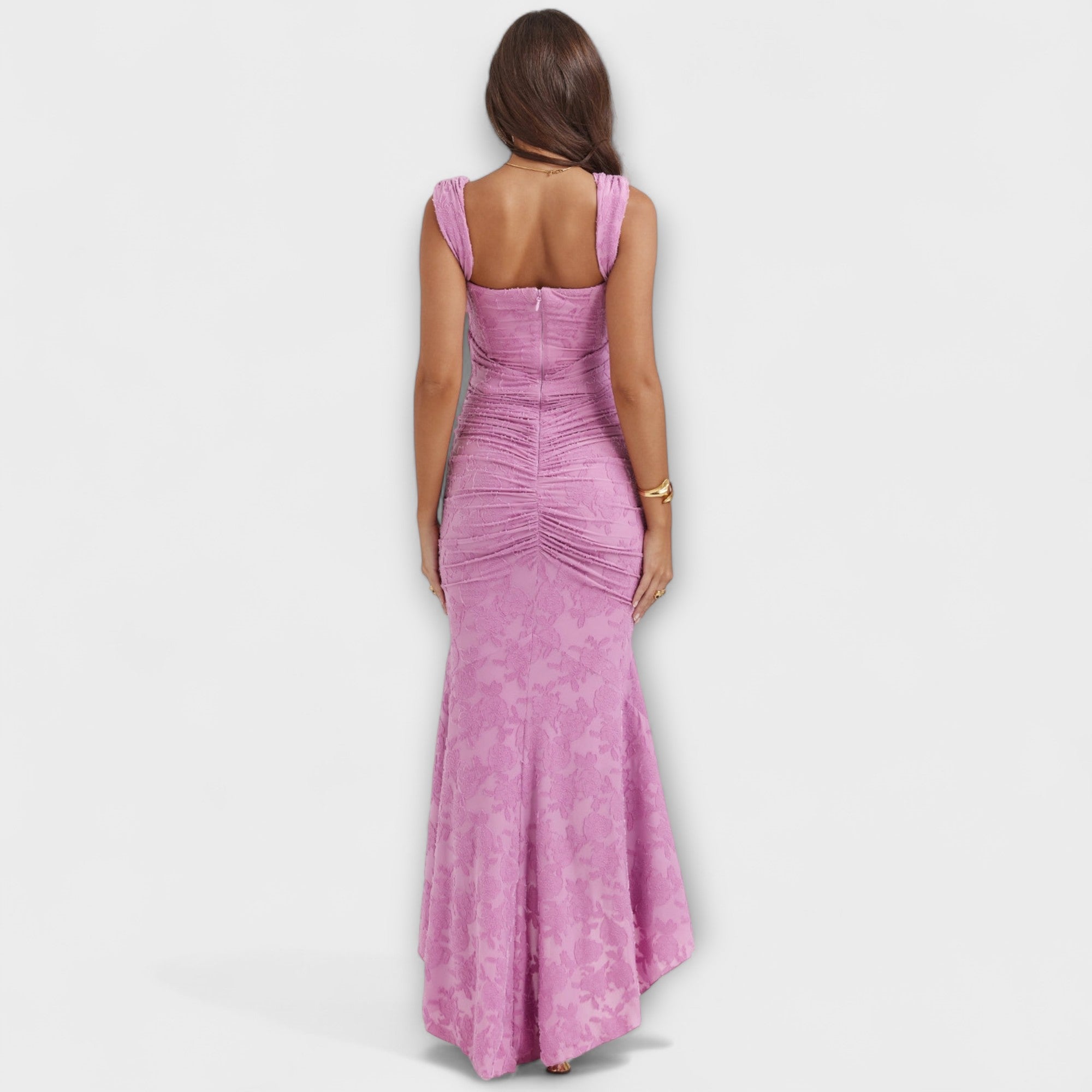 Long Dress With Elegant And Refined Corset