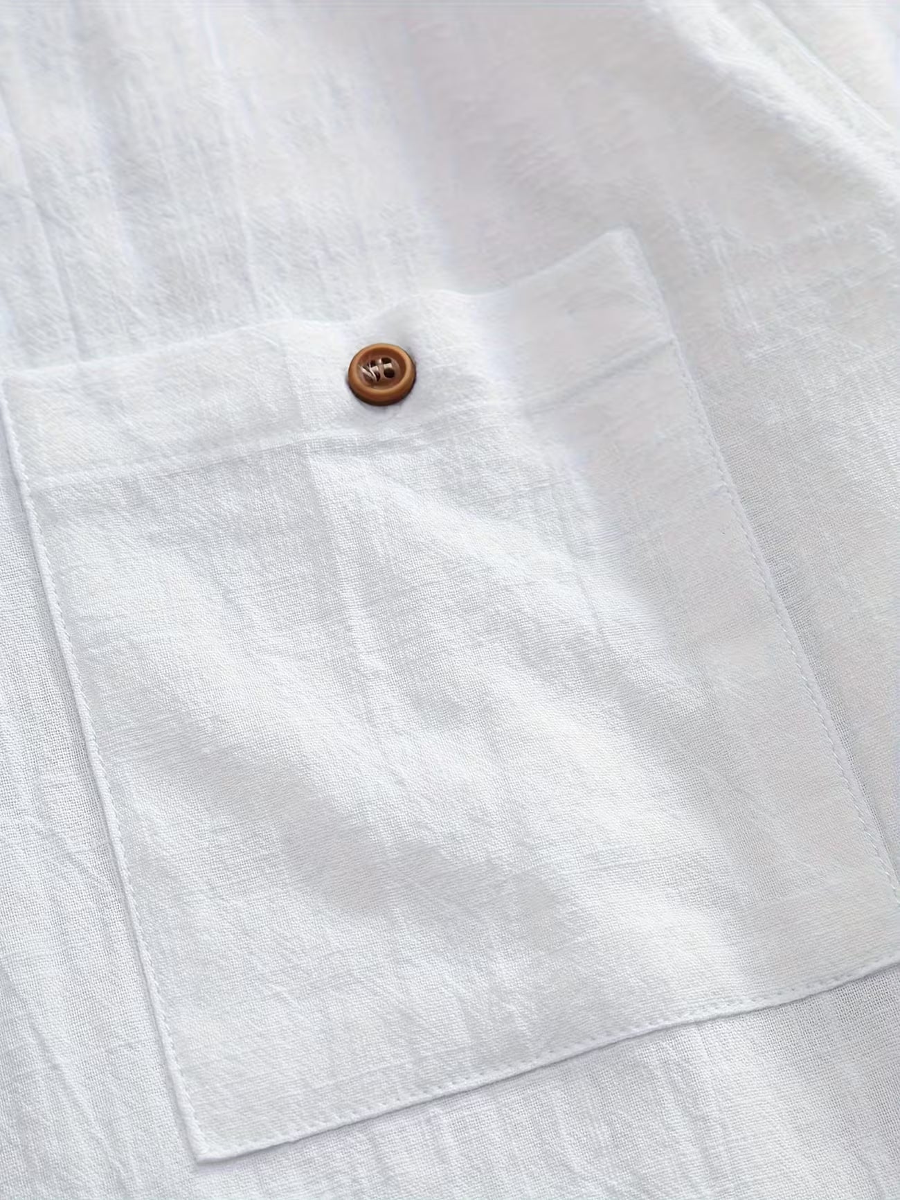 Men's Casual Cotton Button-front Shirt