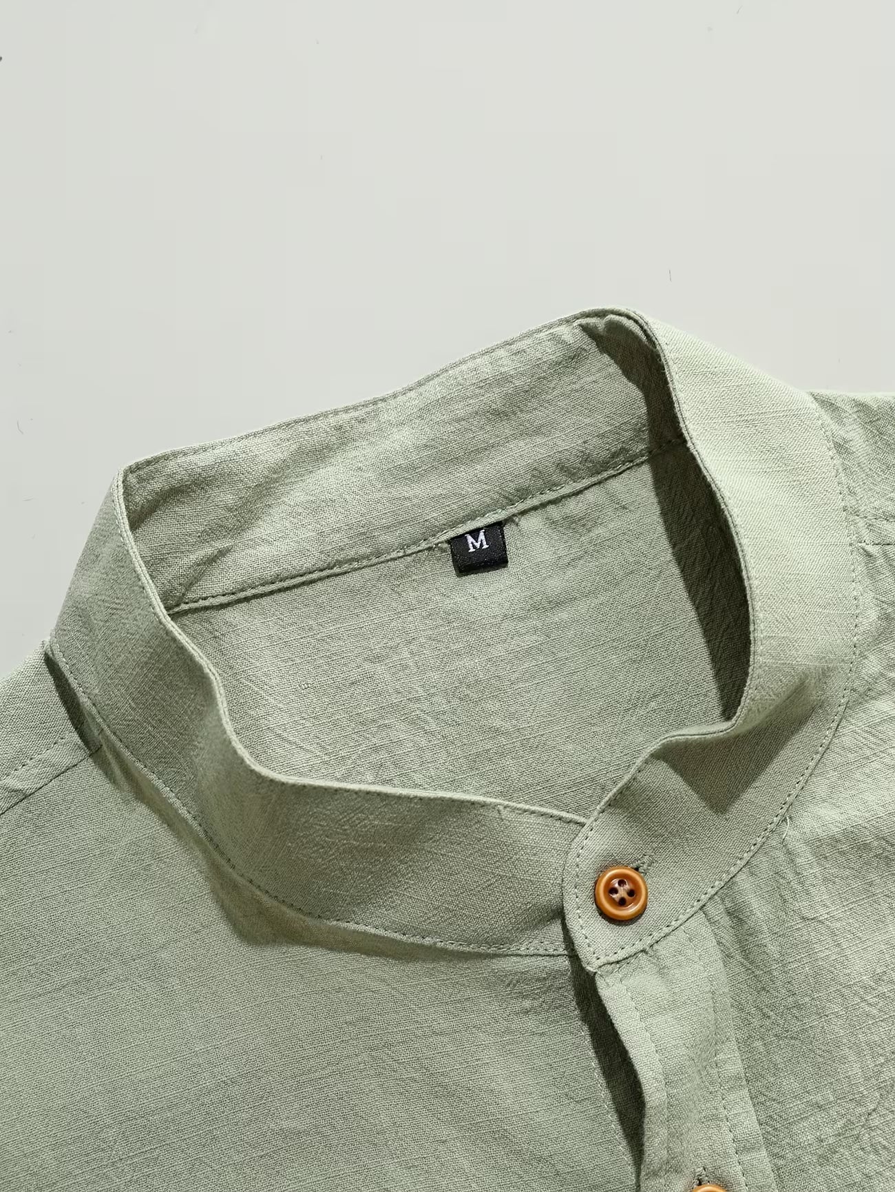 Men's Casual Cotton Button-front Shirt