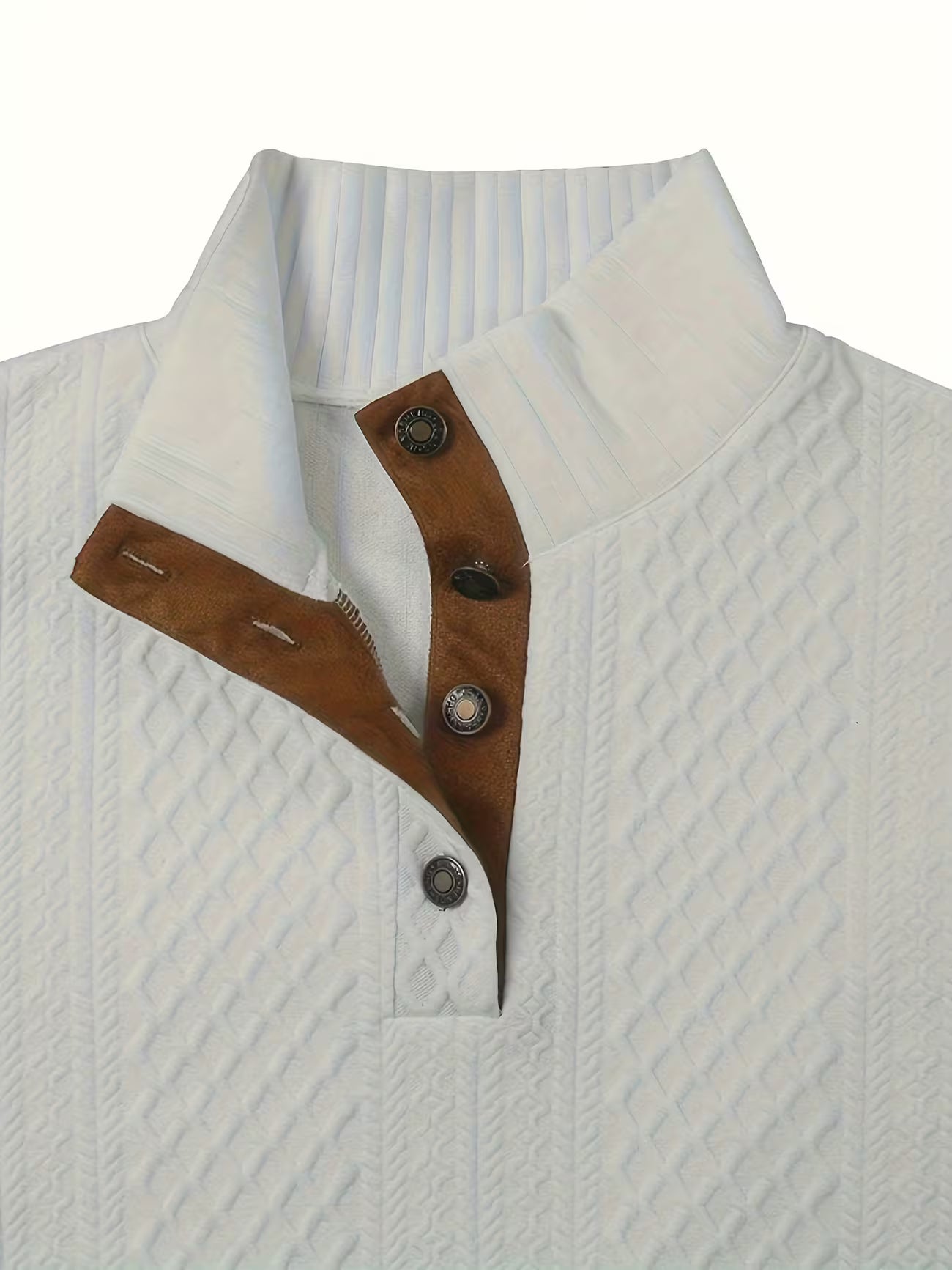 Men's Jacquard Knit Casual Shirt