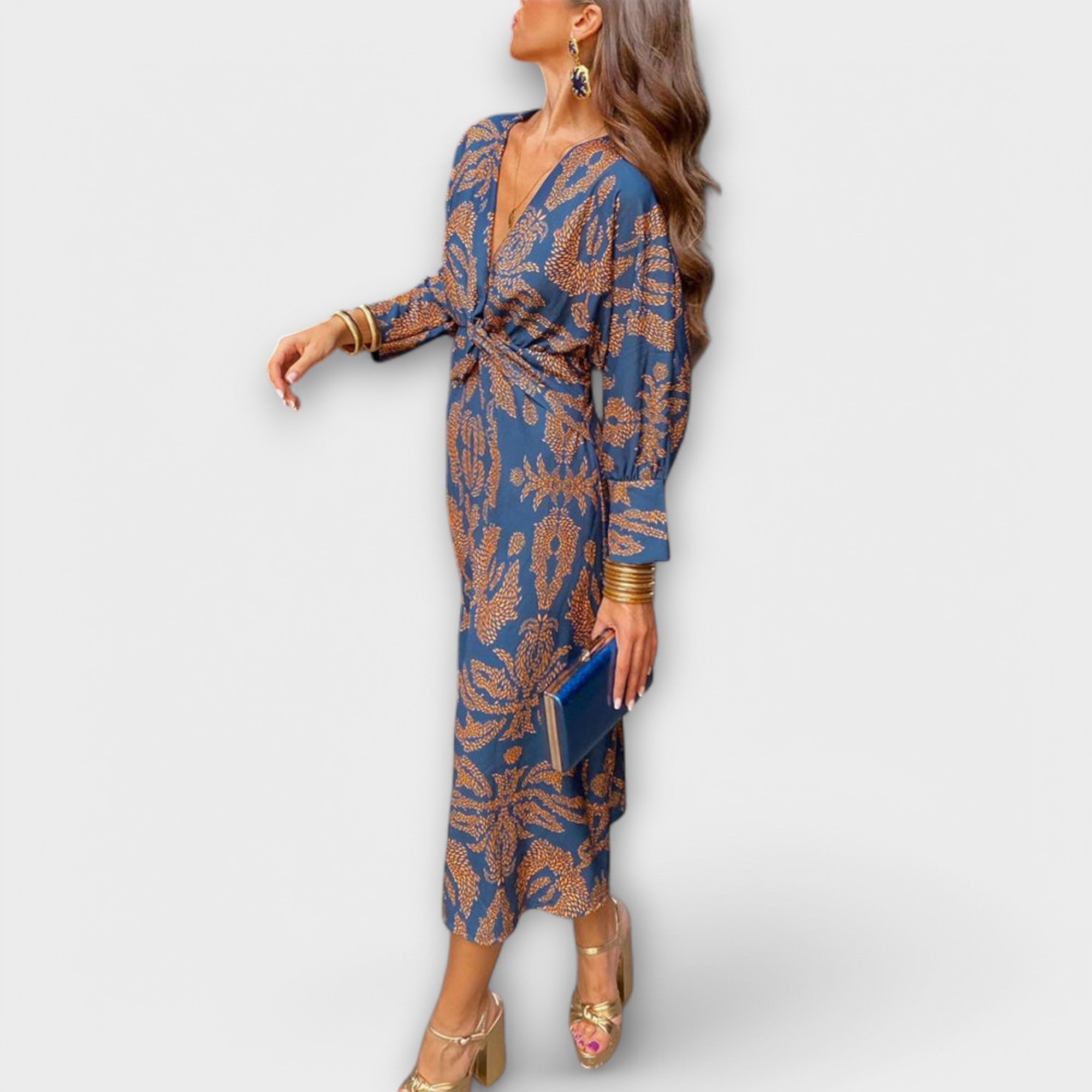Elegant Dress With Long Sleeves
