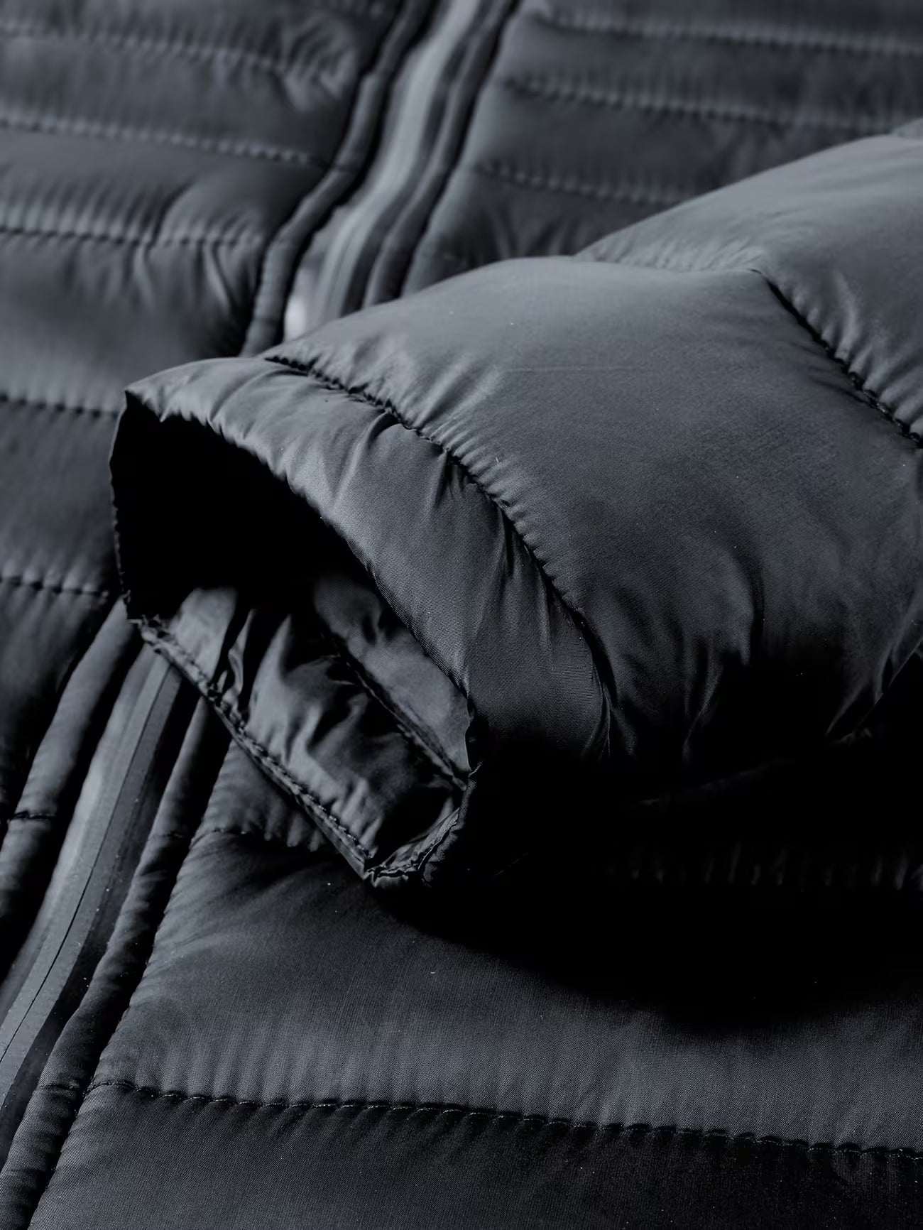 Men's Hooded Quilted Padded Winter Coat Outerwear