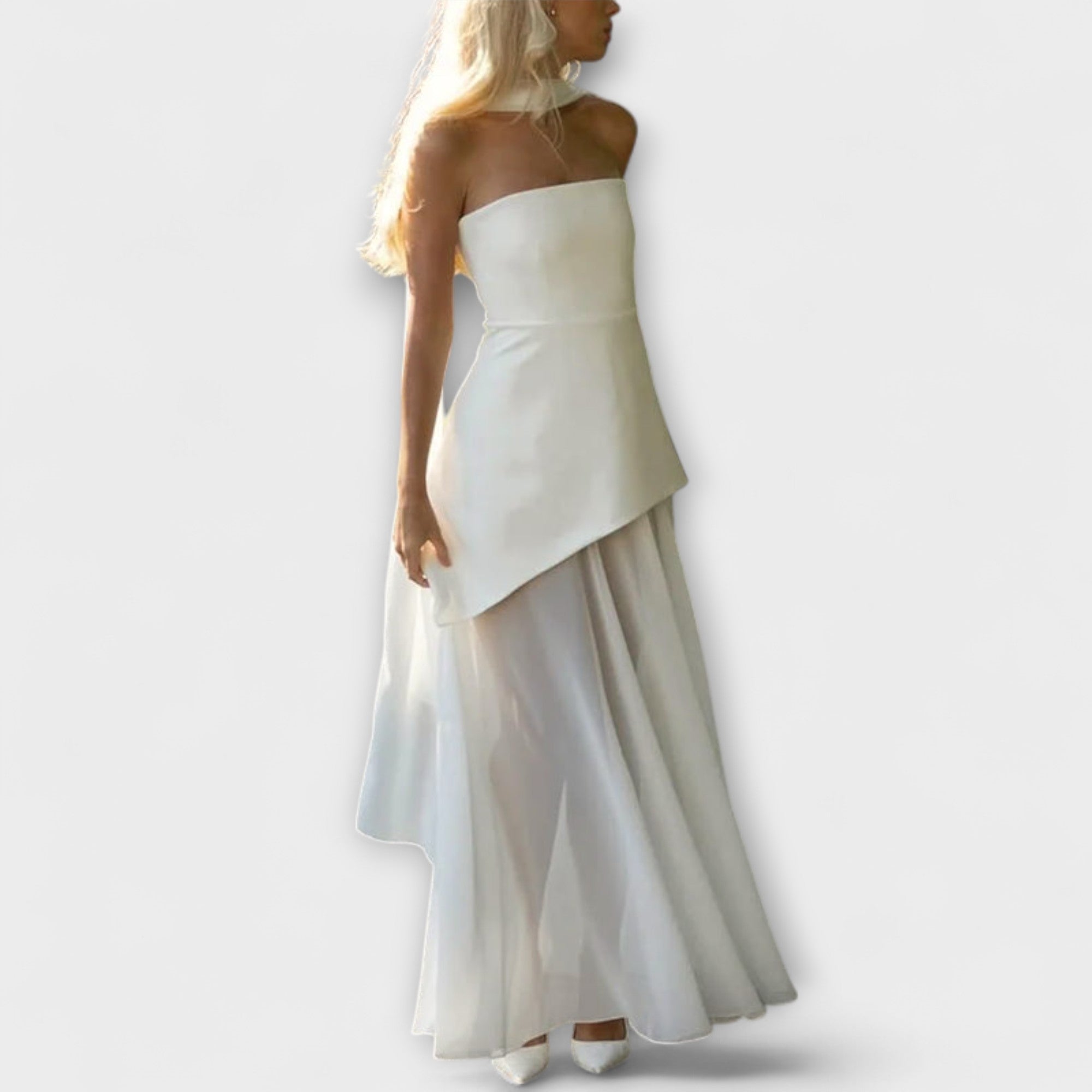 Maxi Dress Made Of Chiffon