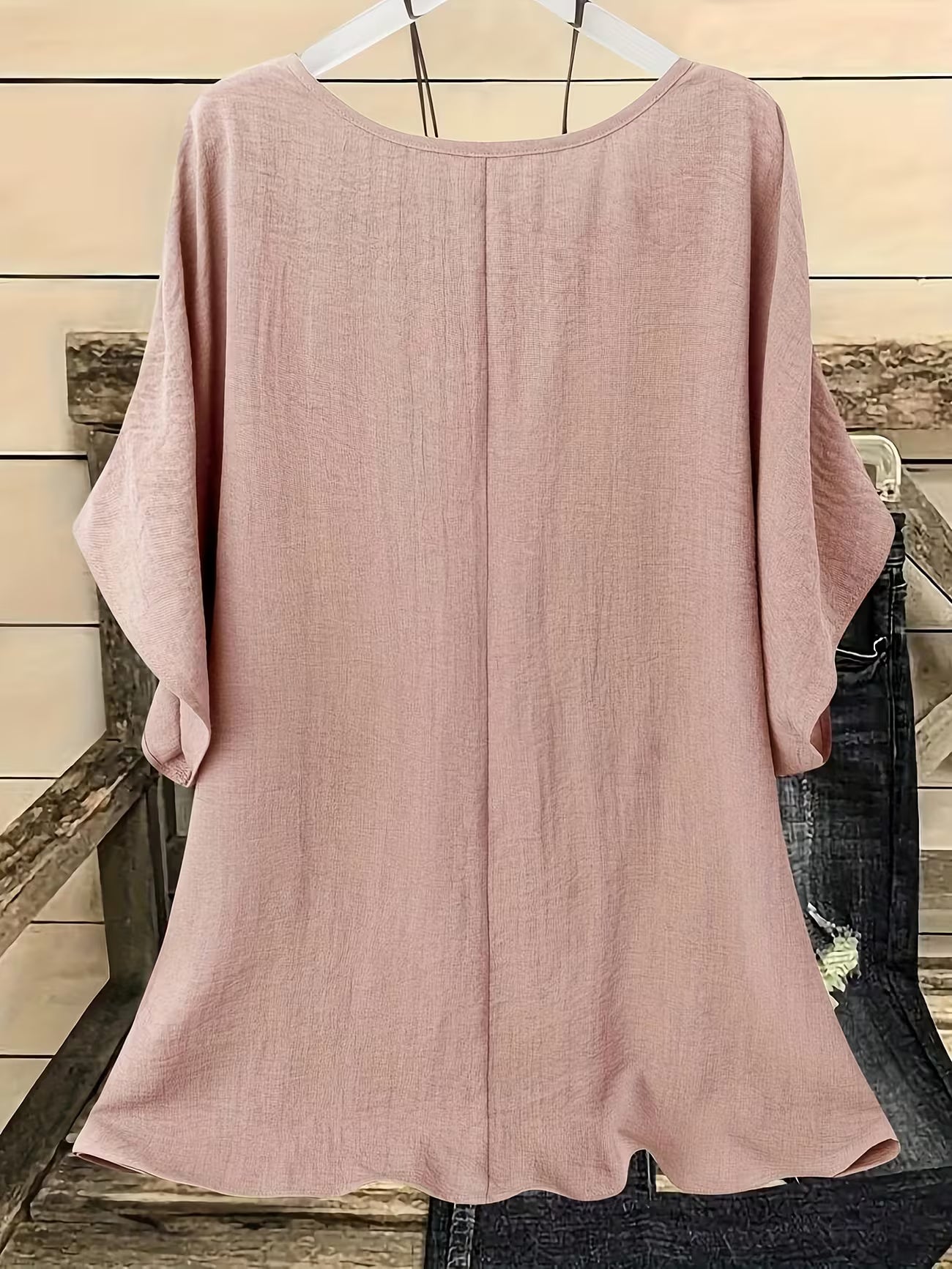 Women's Relaxed Fit Summer Short Sleeve Top Shirt
