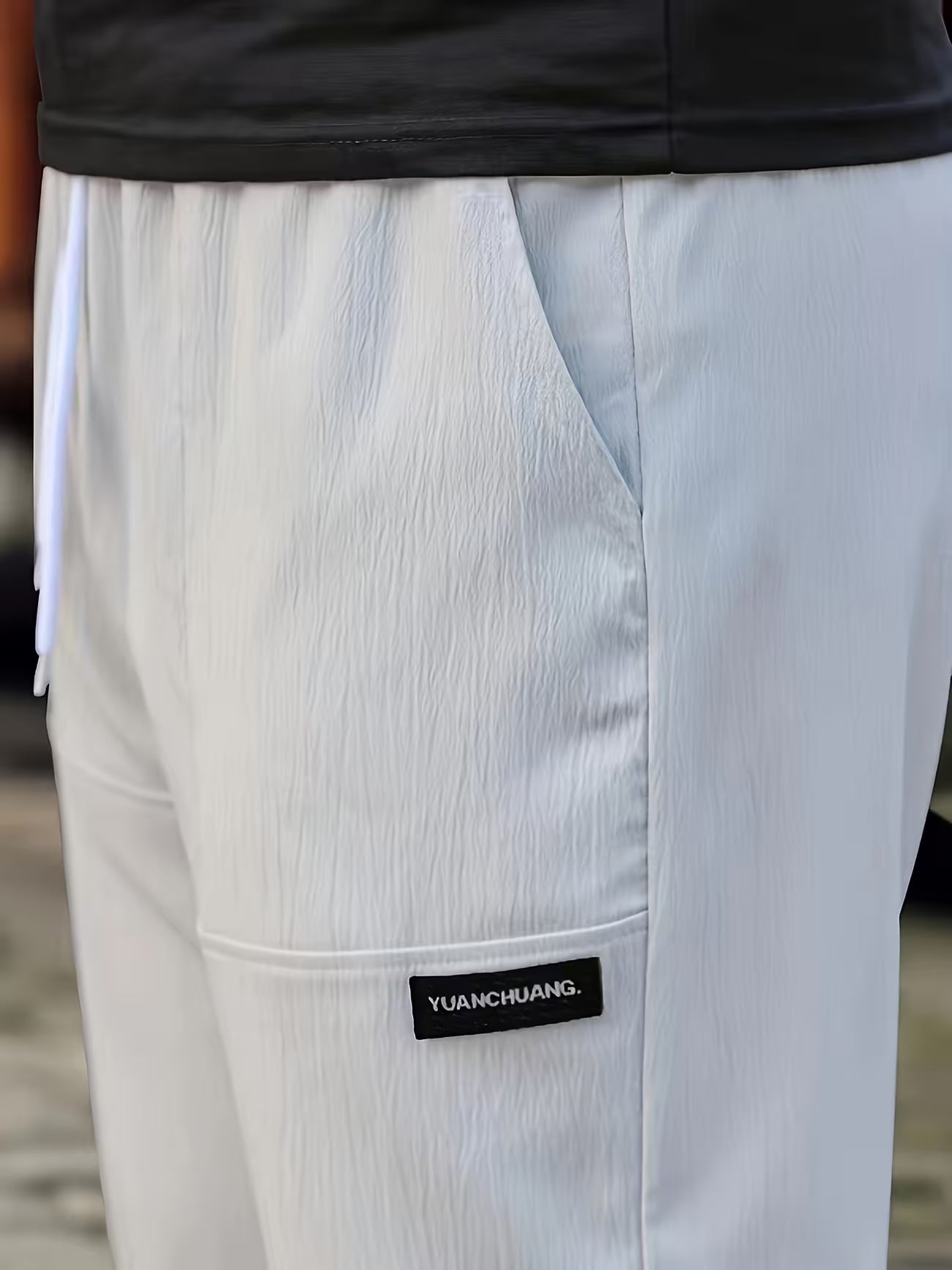 Men's Straight-leg Lightweight Casual Trousers