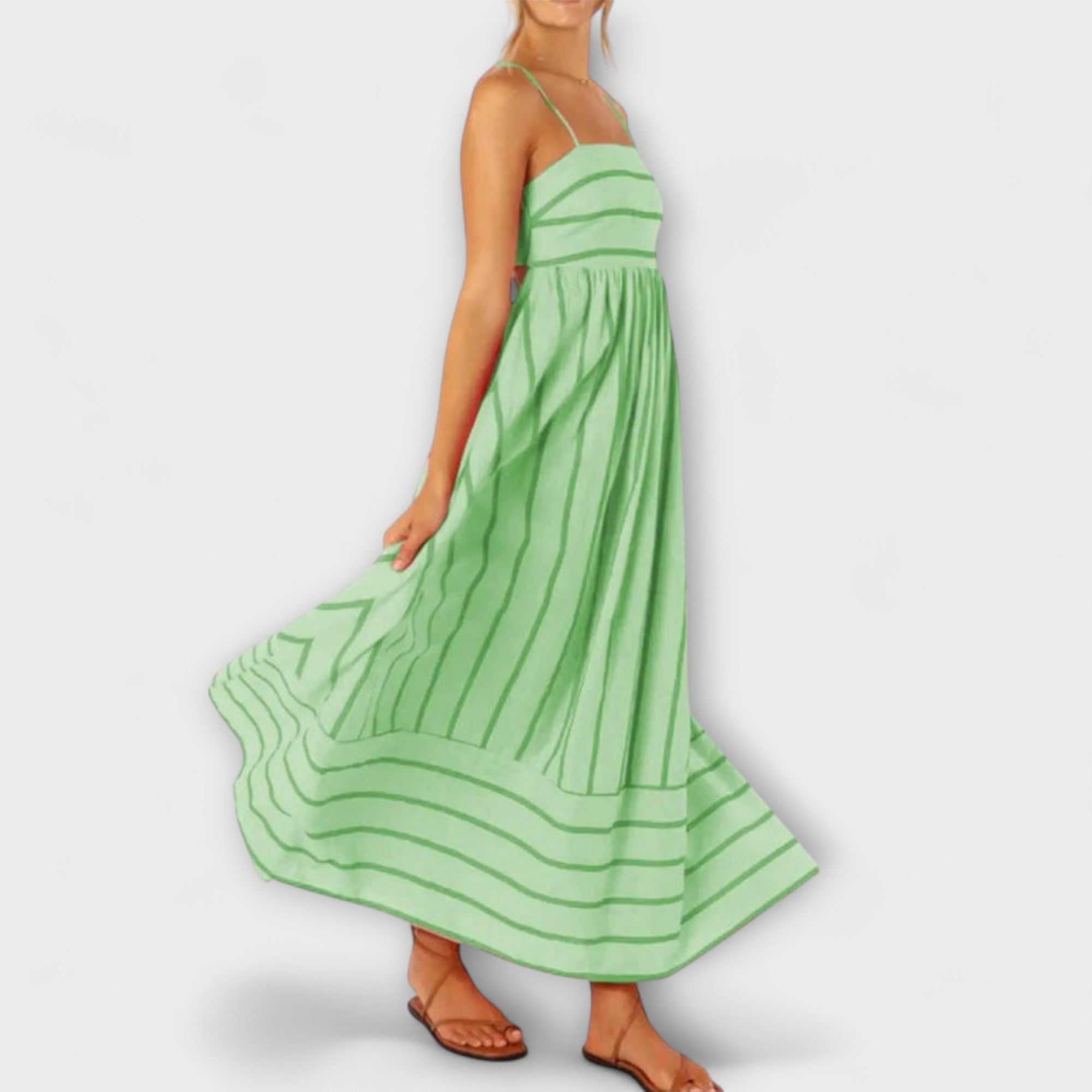 Maxi Dress In Bare Bloom