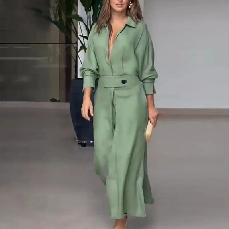 Maxi Dress With V-Neck