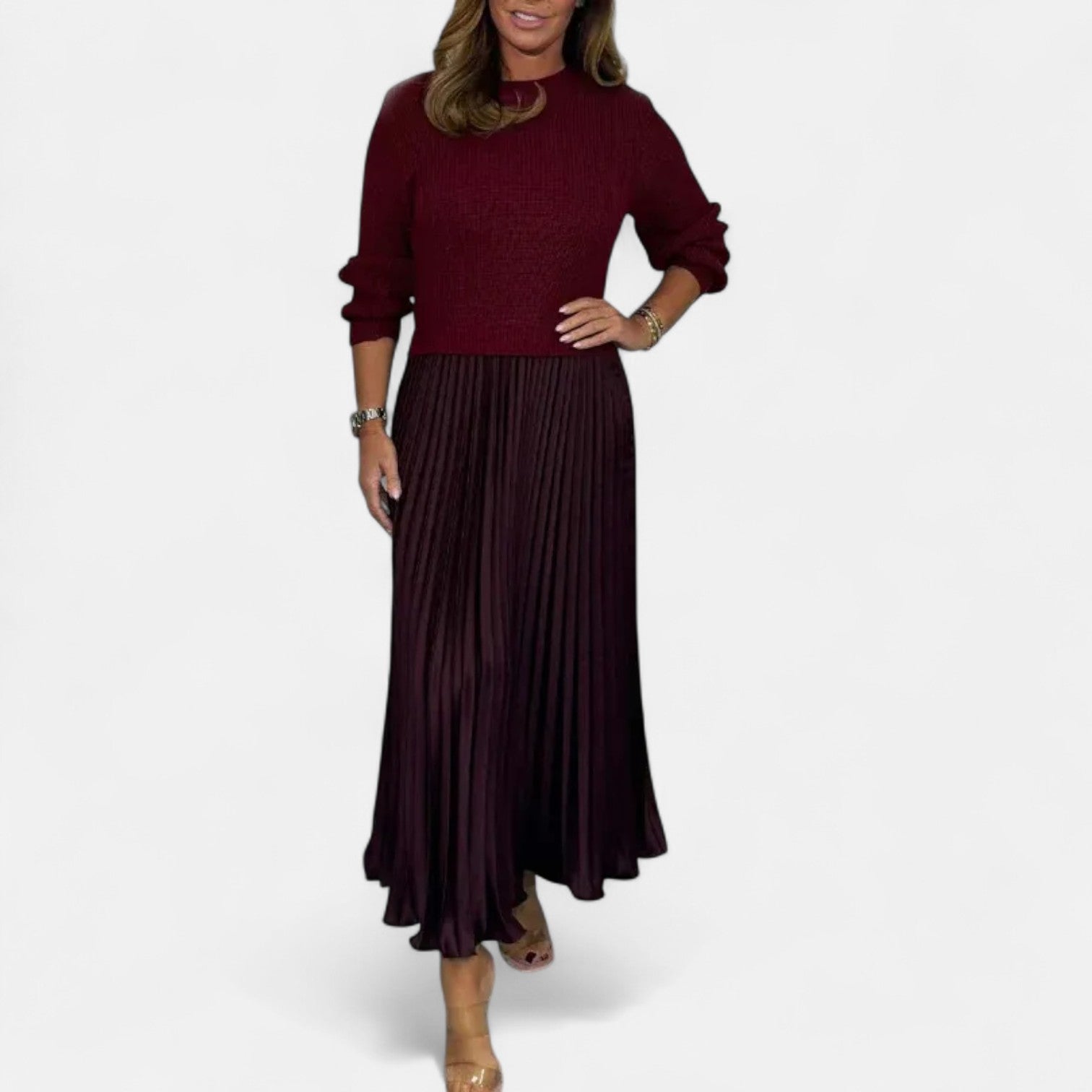 Knit Top Maxi Dress
