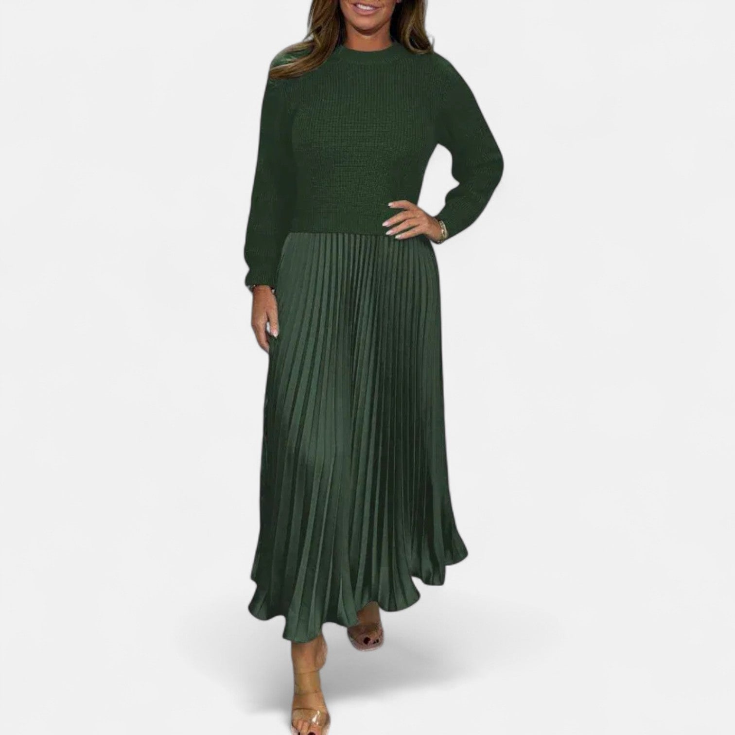Knit Top Maxi Dress
