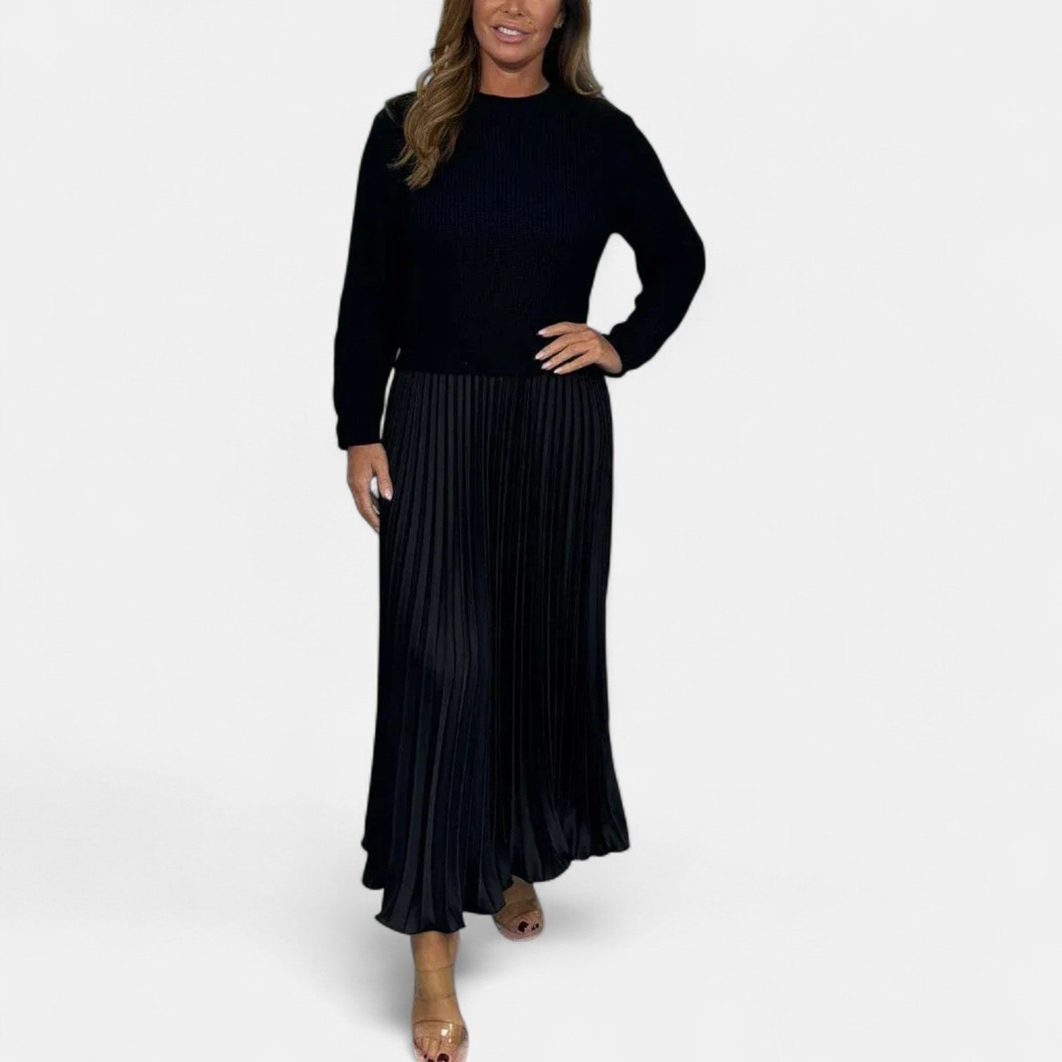 Knit Top Maxi Dress
