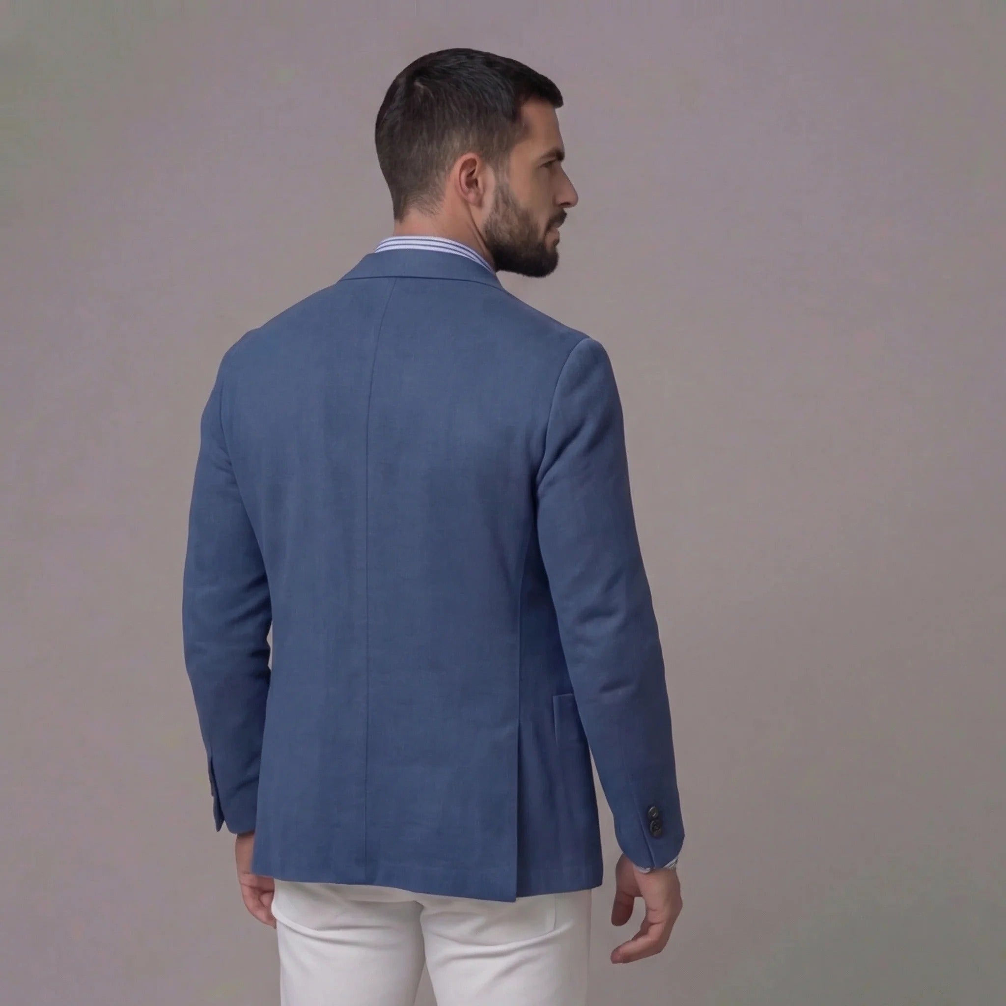 Men's Blue Blazer Jacket