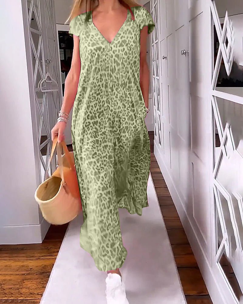 V-Neck Maxi Dress