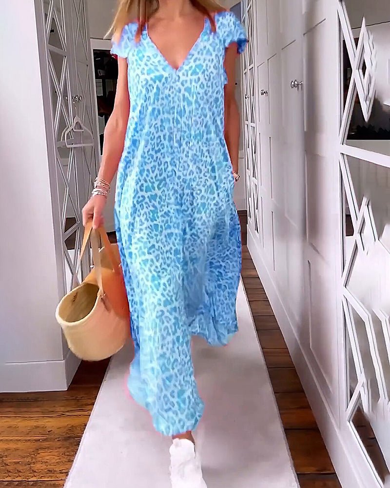 V-Neck Maxi Dress