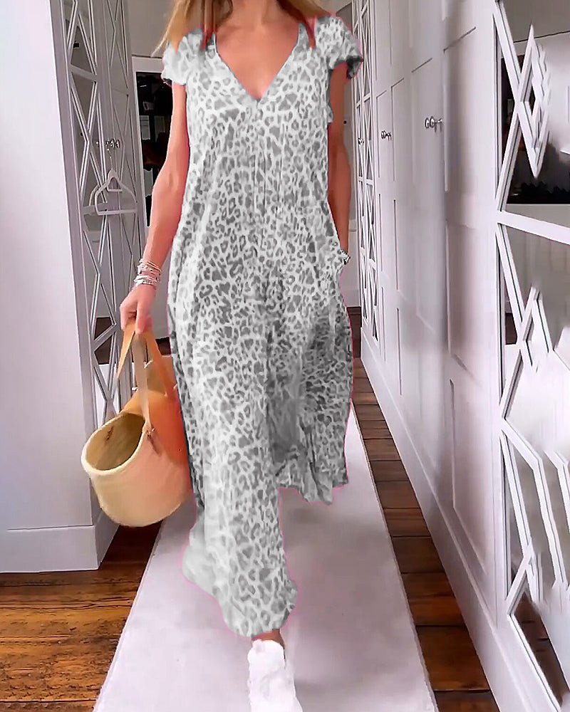 V-Neck Maxi Dress