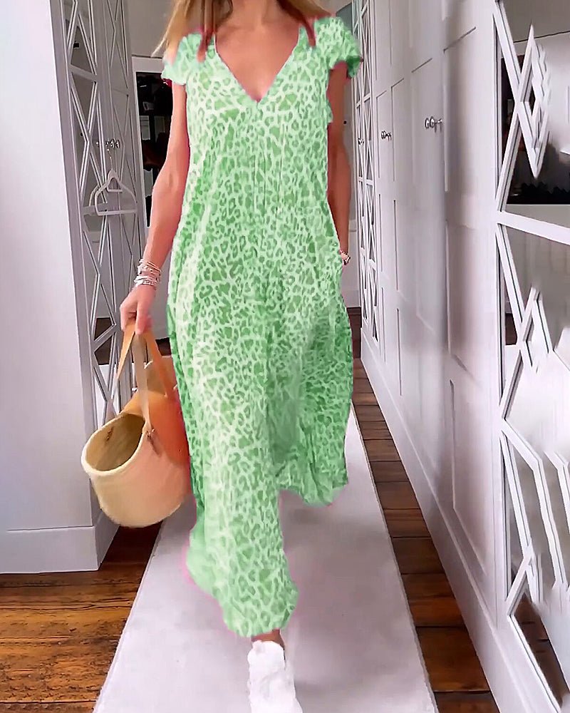 V-Neck Maxi Dress
