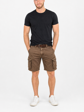Men's Brown Vintage Cargo Shorts