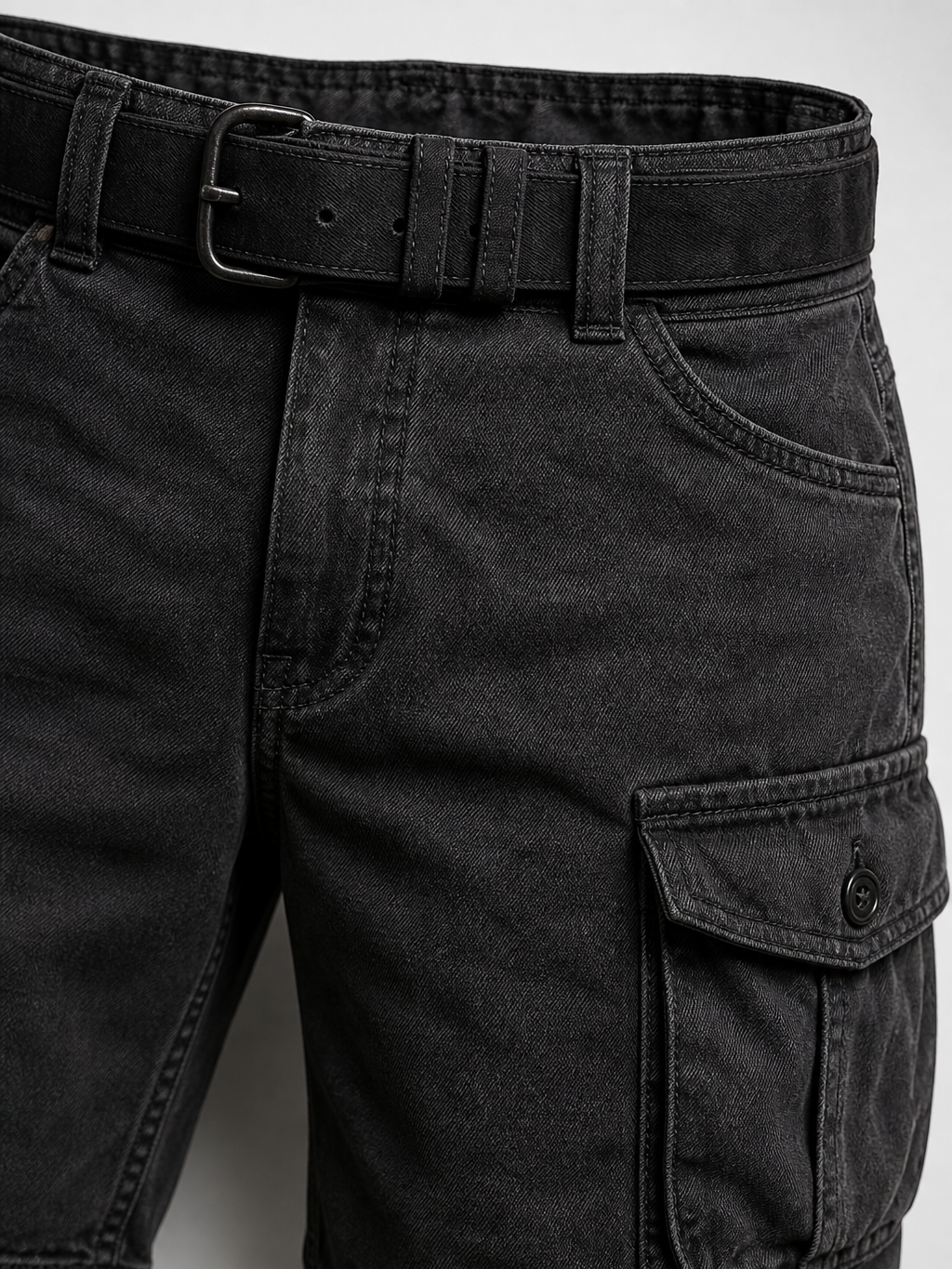Men's Brown Vintage Cargo Shorts