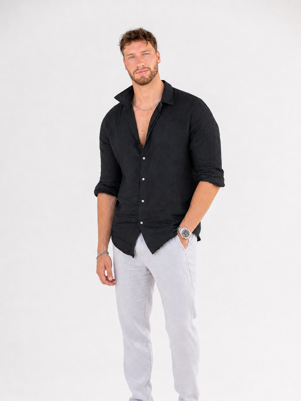 Men's Flowing Summer Shirt