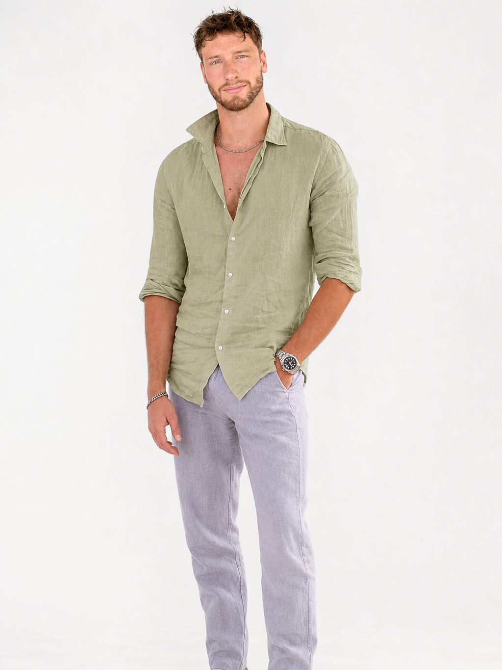 Men's Flowing Summer Shirt