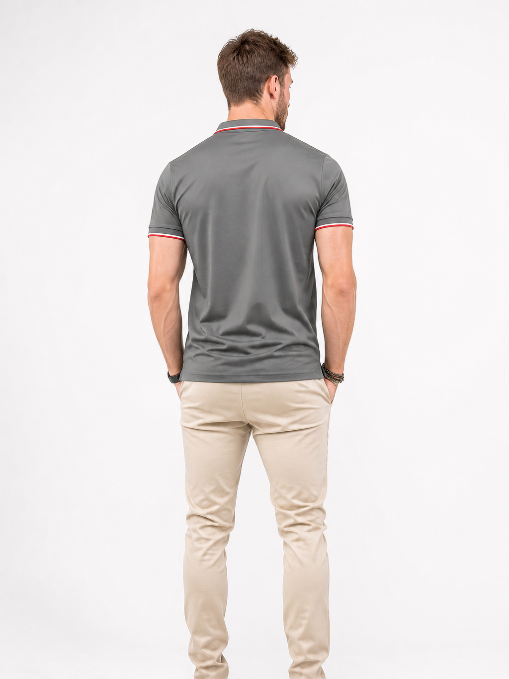 Men's Classic Button Collar Casual Shirt