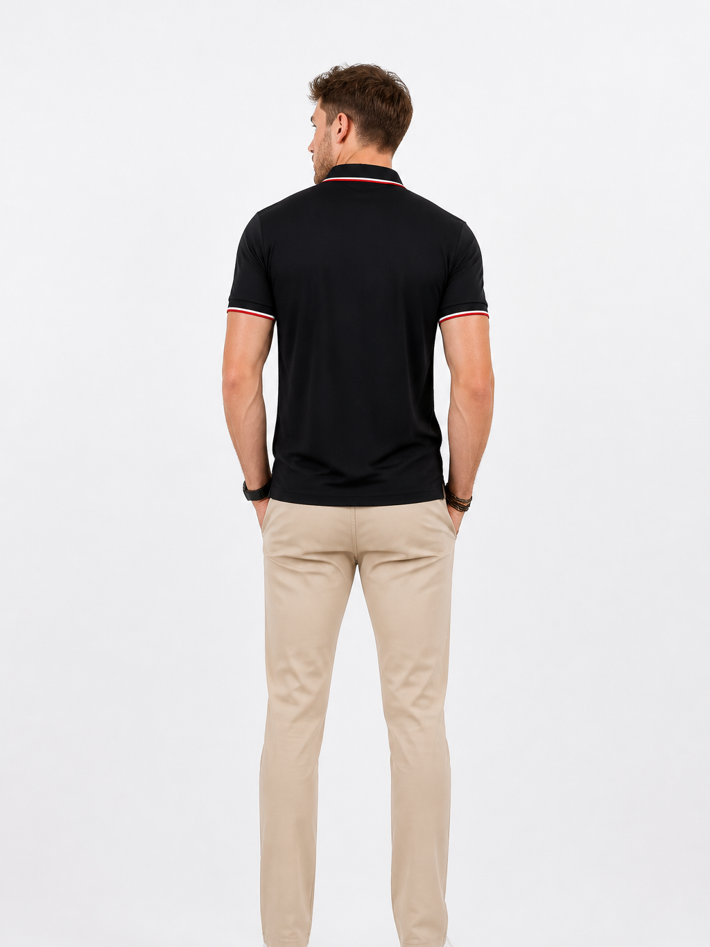 Men's Classic Button Collar Casual Shirt