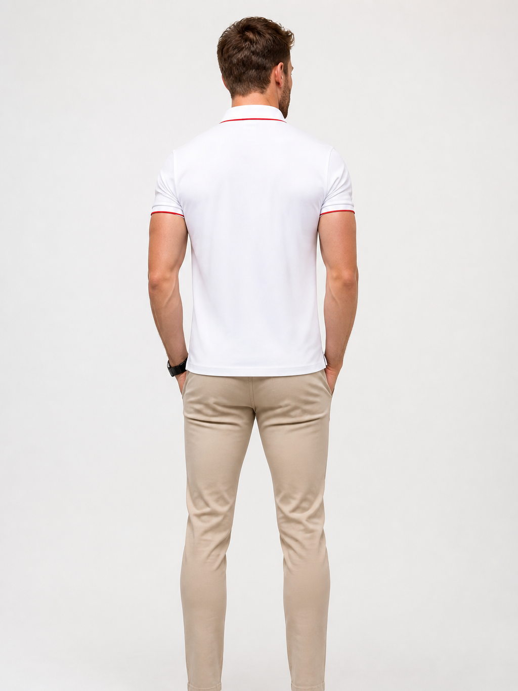 Men's Classic Button Collar Casual Shirt