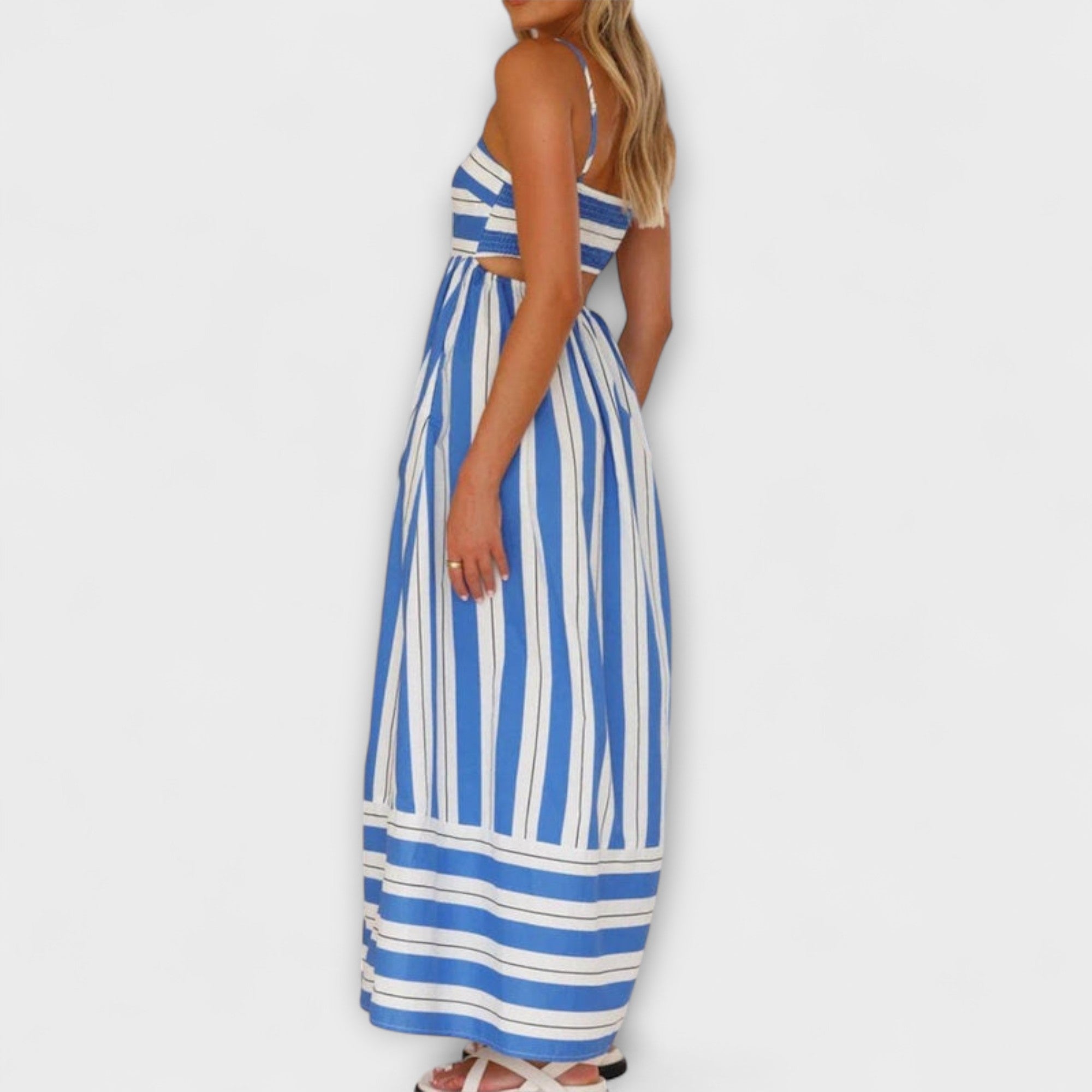 Maxi Dress In Bare Bloom