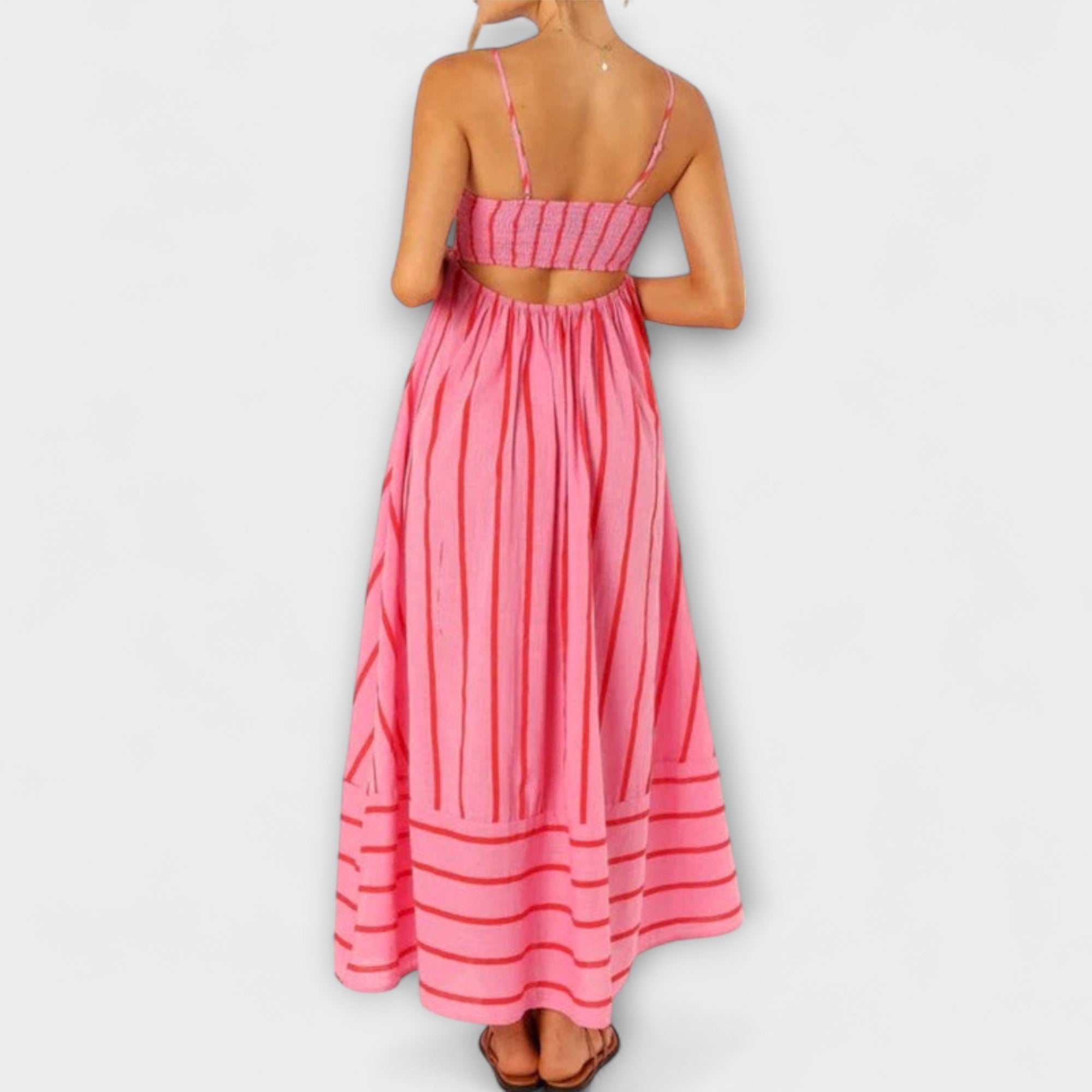 Maxi Dress In Bare Bloom