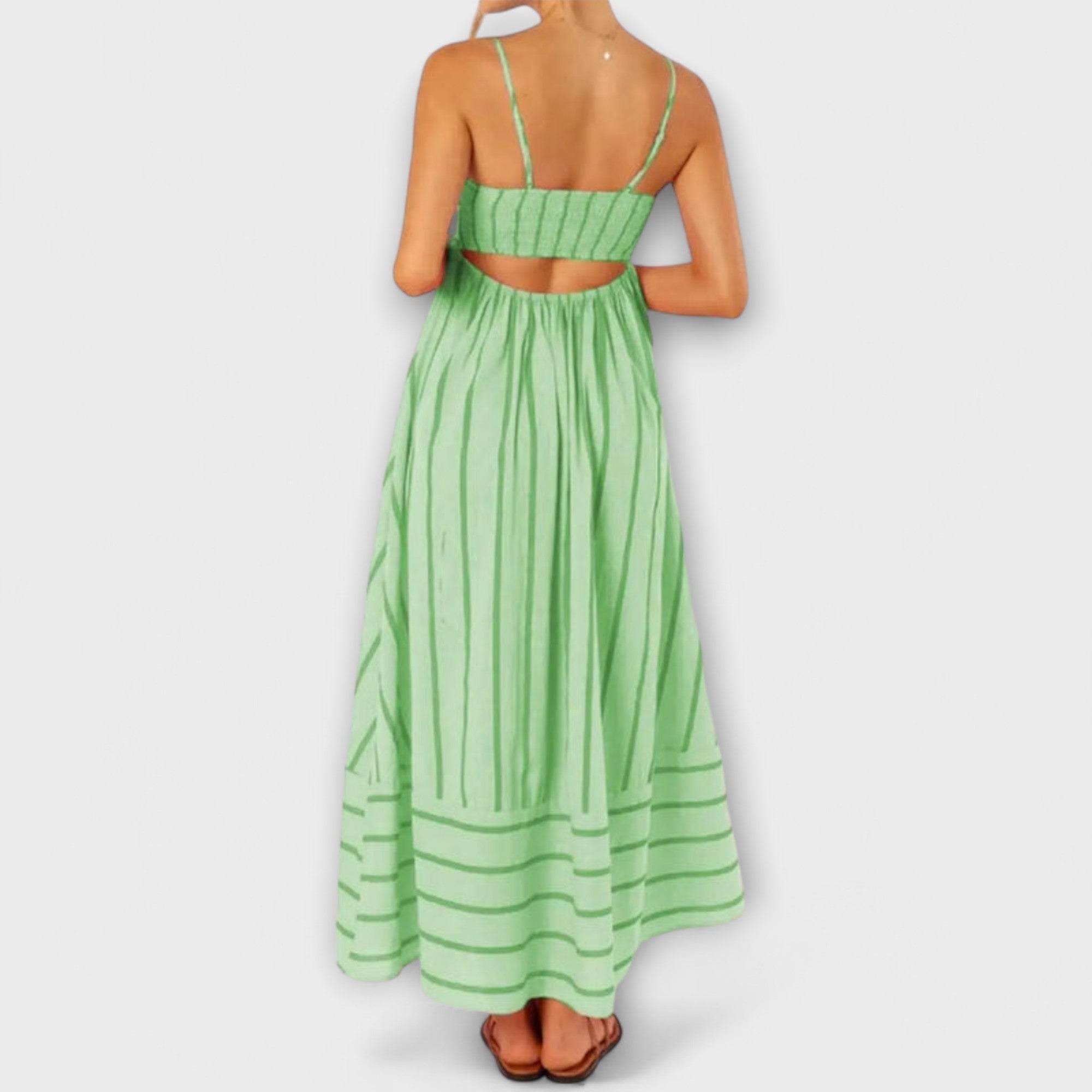 Maxi Dress In Bare Bloom